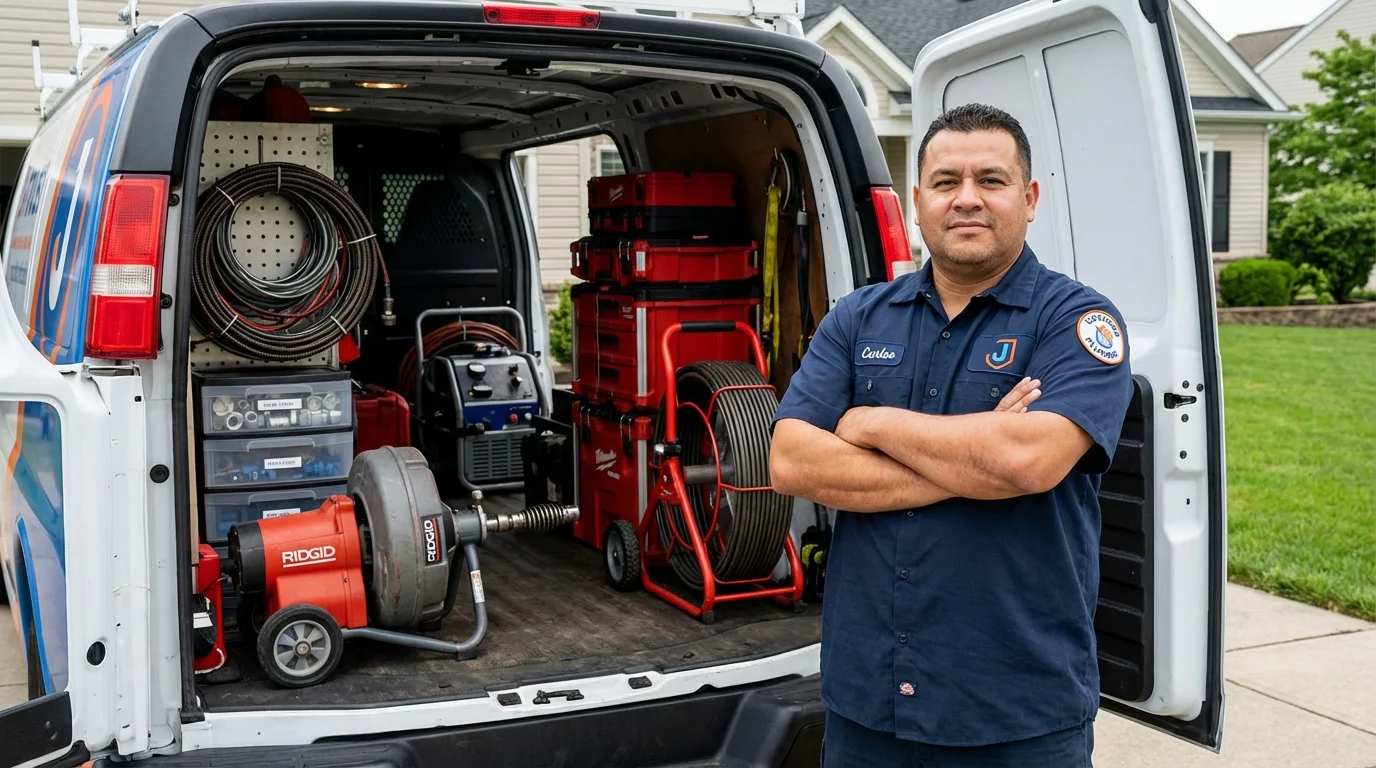 Professional drain cleaning equipment and Johns Plumbing LLC plumber in Glenwood Springs
