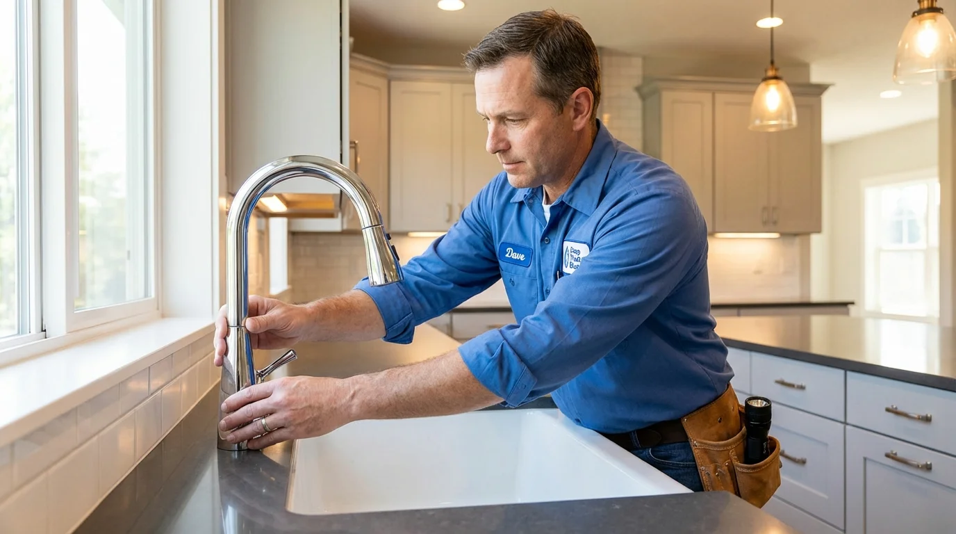 Kitchen faucet installation by Johns Plumbing LLC in Glenwood Springs